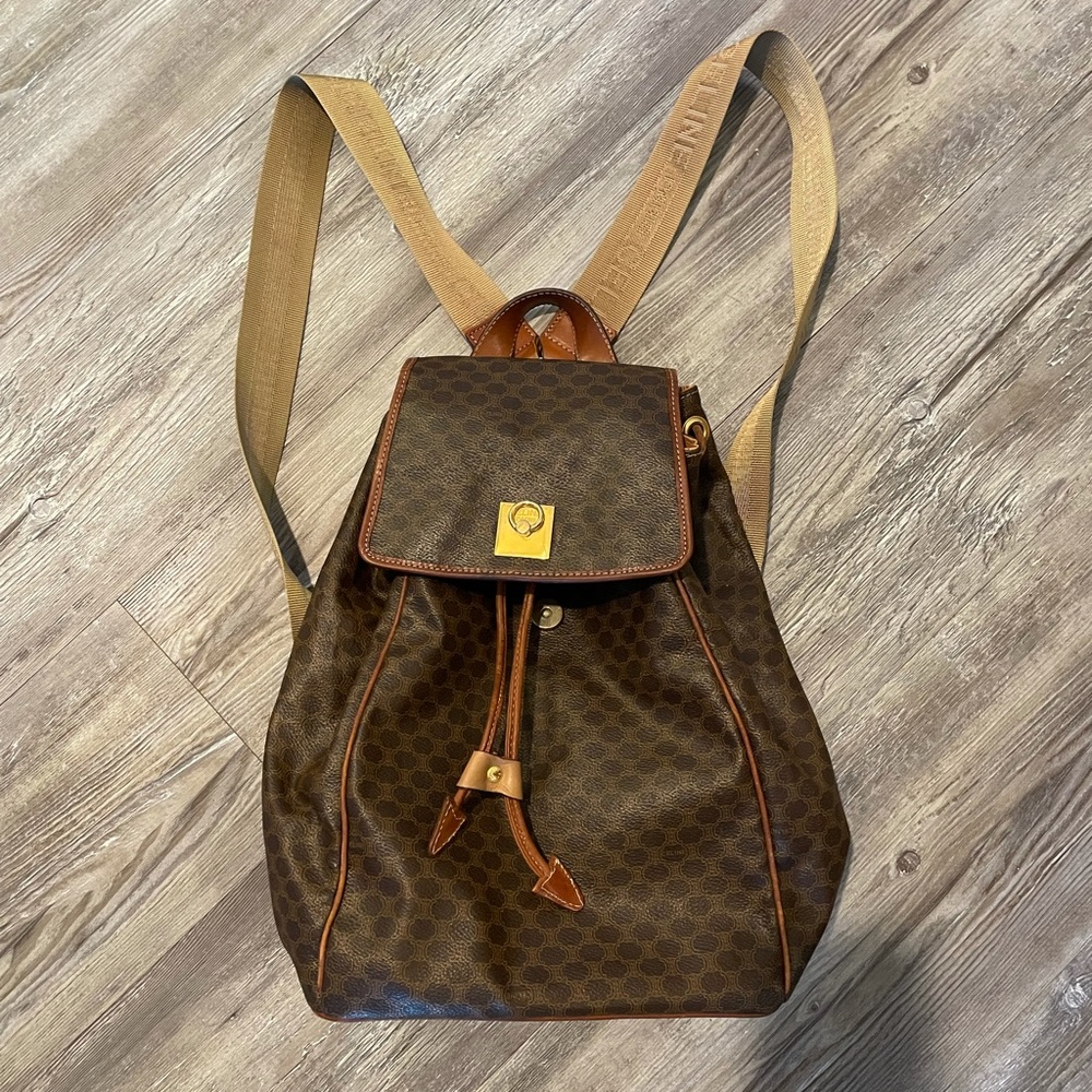 Celine Vintage Macadam Backpack